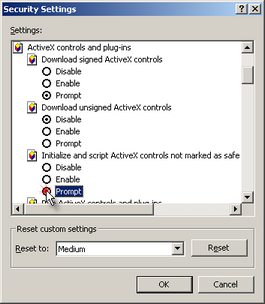 Security Settings